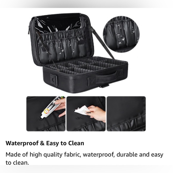 ‼️SOLD‼️Relavel Travel Makeup Train Case 13.8” Large - Picture 9 of 15